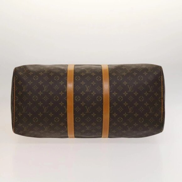 LOUIS VUITTON Monogram Keepall 55 Boston Bag M41424 LV Auth ar13527 - Picture 7 of 16